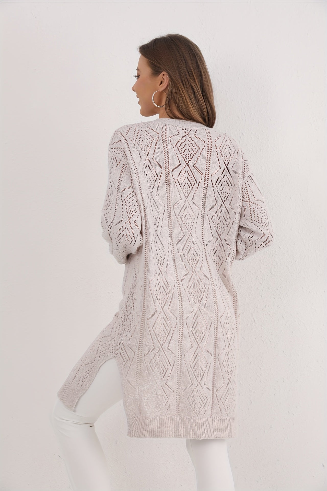 LUMMÉRAS Damen Strickjacke mit V-Ausschnitt