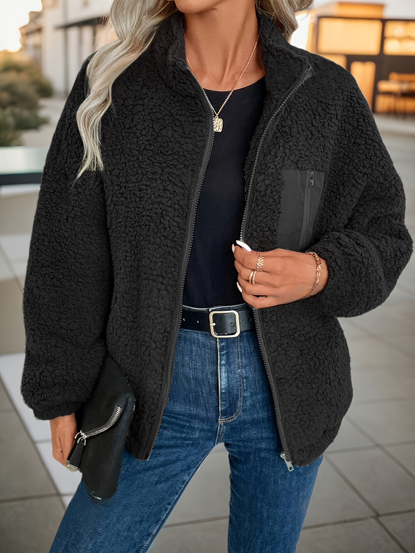 LUMMÉRAS Teddy Zip-Up Jacket