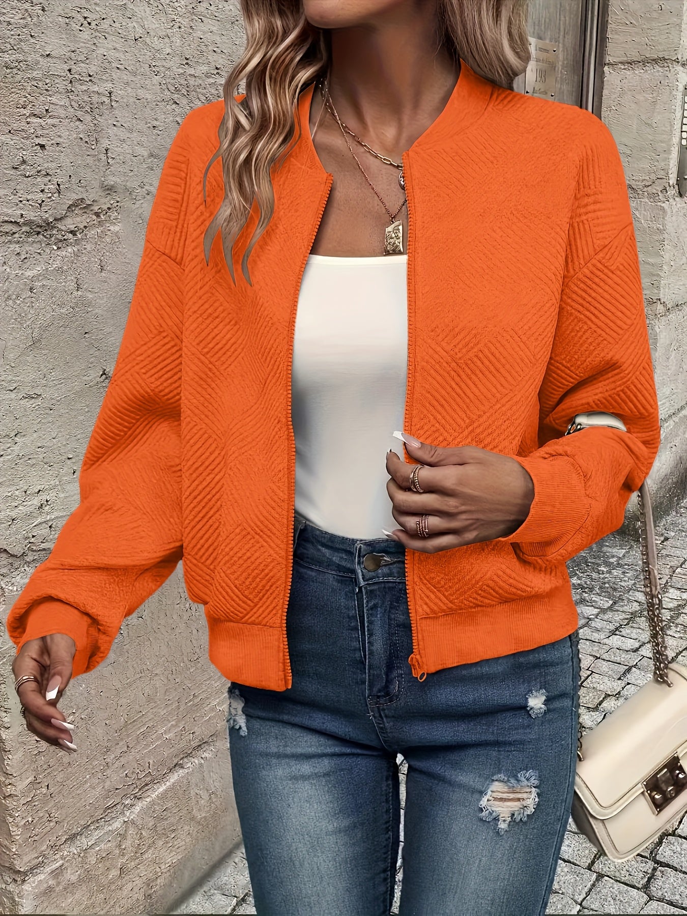 Leichte Reißverschlussjacke für Damen