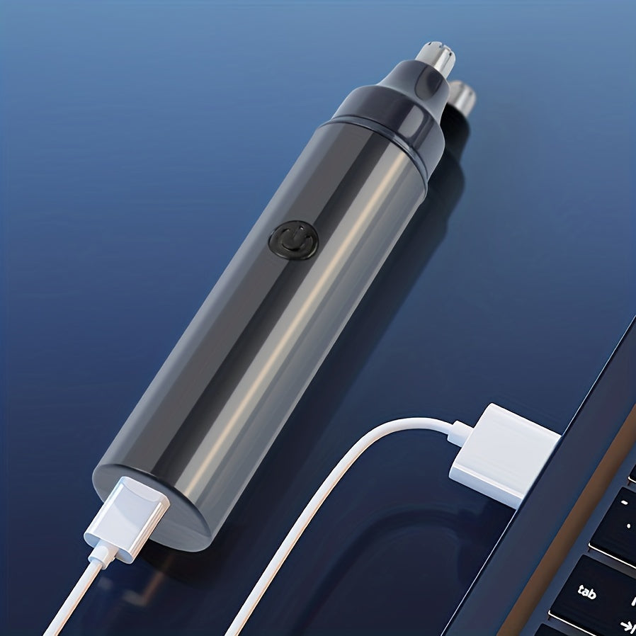 Über USB wiederaufladbarer Nasen-, Ohren- und Augenbrauentrimmer – Schmerzfreier und Unisex-Gesichtshaarentferner