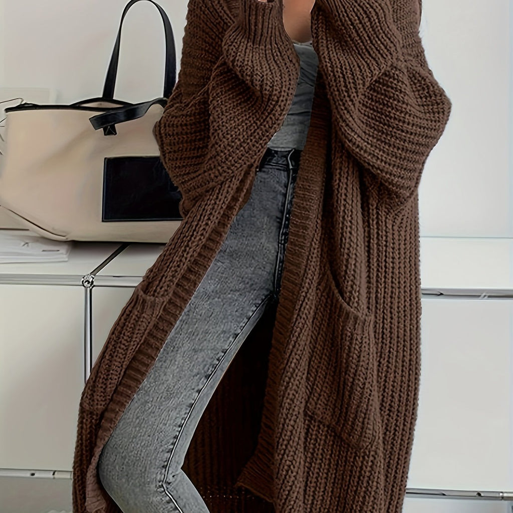 LUMMÉRAS Long Knit Open Cardigan