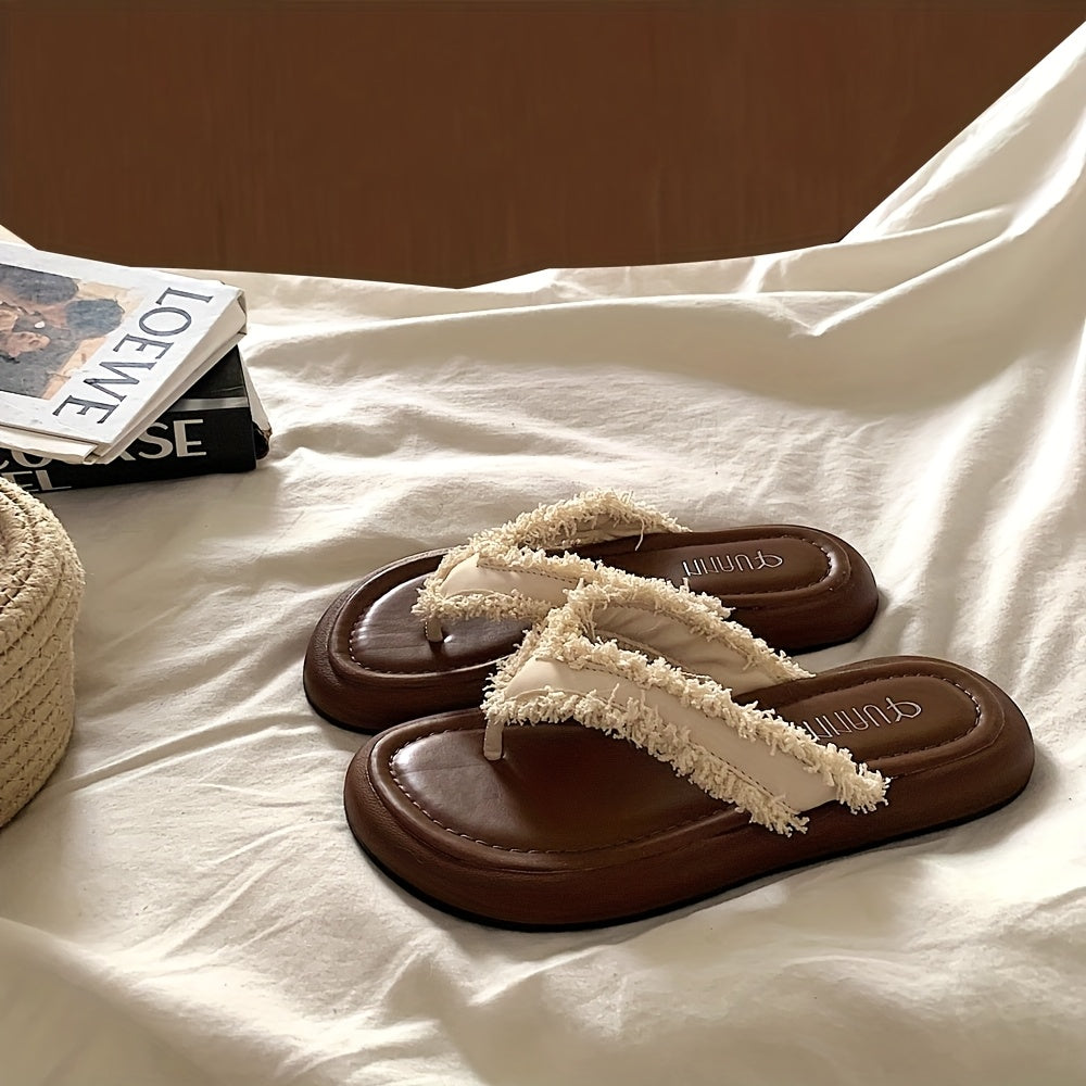 LUMMÉRAS Serene Textured Slide Sandals