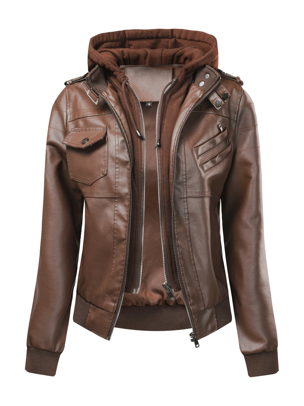 LUMMÉRAS Women's Hooded Moto Jacket