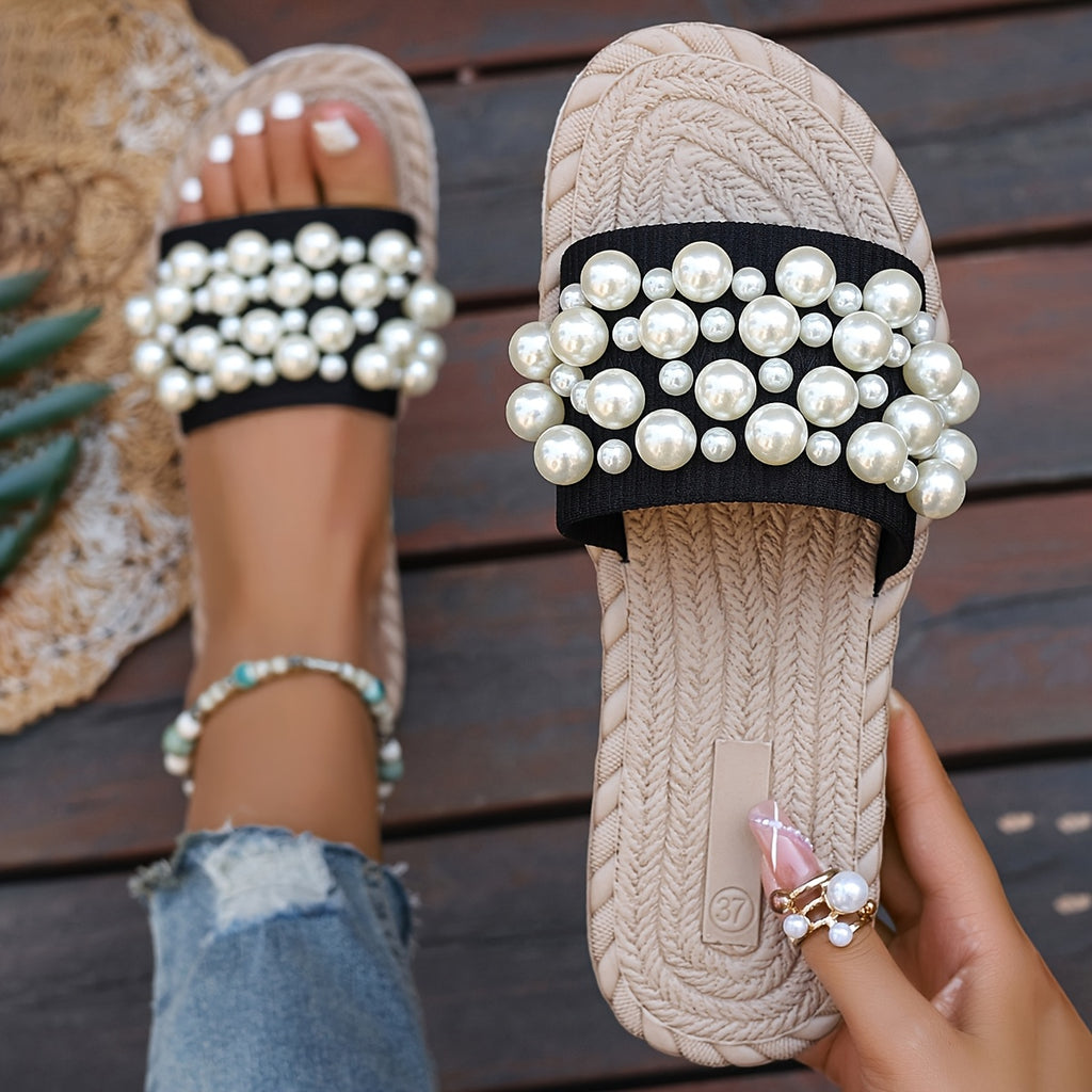 LUMMÉRAS Women's Pearl Slide Sandals